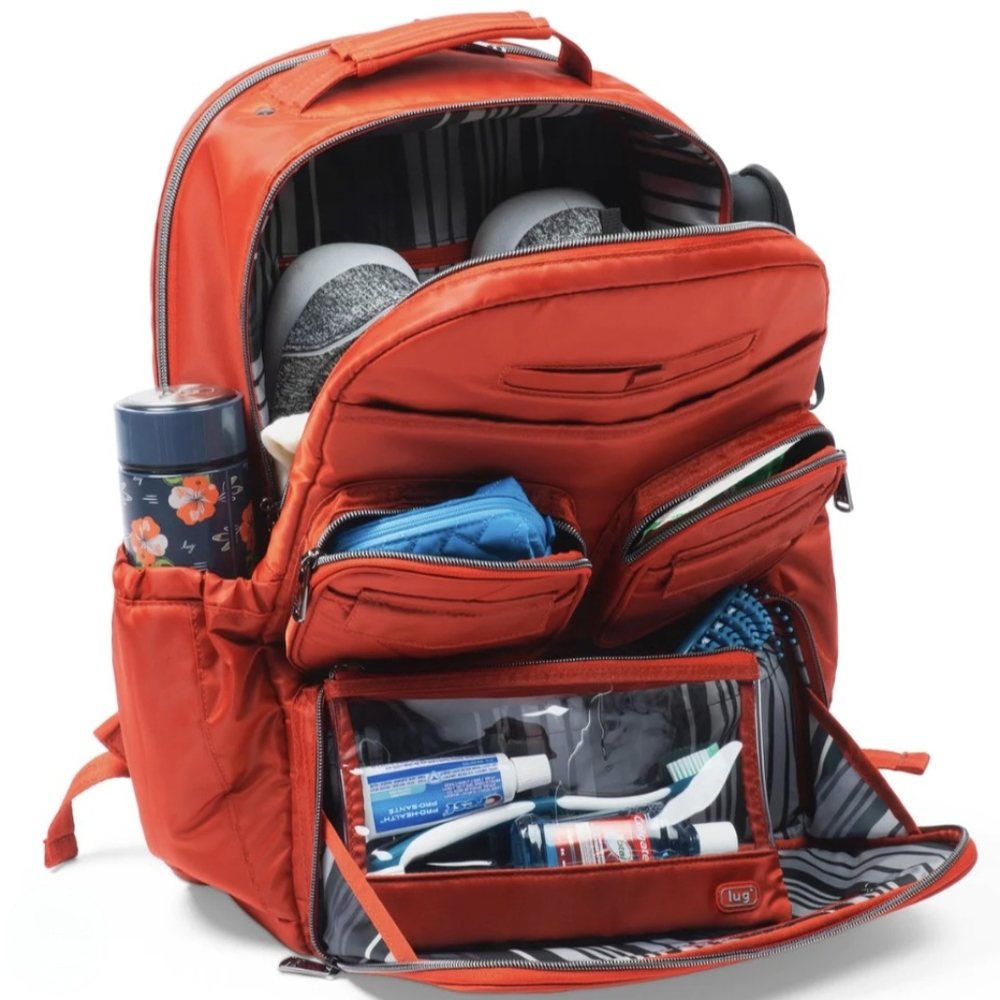 Lug Puddle Jumper SE Backpack in Spice Orange NWOT - Picture 2 of 11